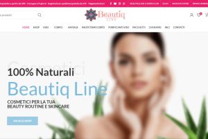 beautiqline homepage sito