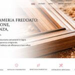 homepage sito web di falegnameria freddato