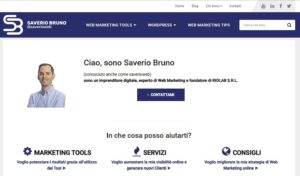 homepage del sito saverioweb.com